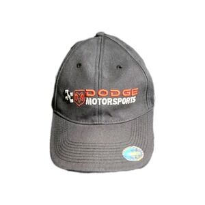 Mens Dodge Motorsports Nascar Black Baseball Cap Hat Drew Pearson Marketing